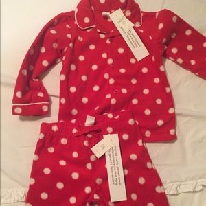 Toddler girl PJ fleece set